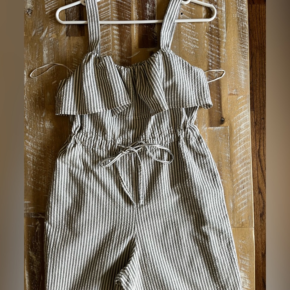 Zara Striped jumpsuit size XS
